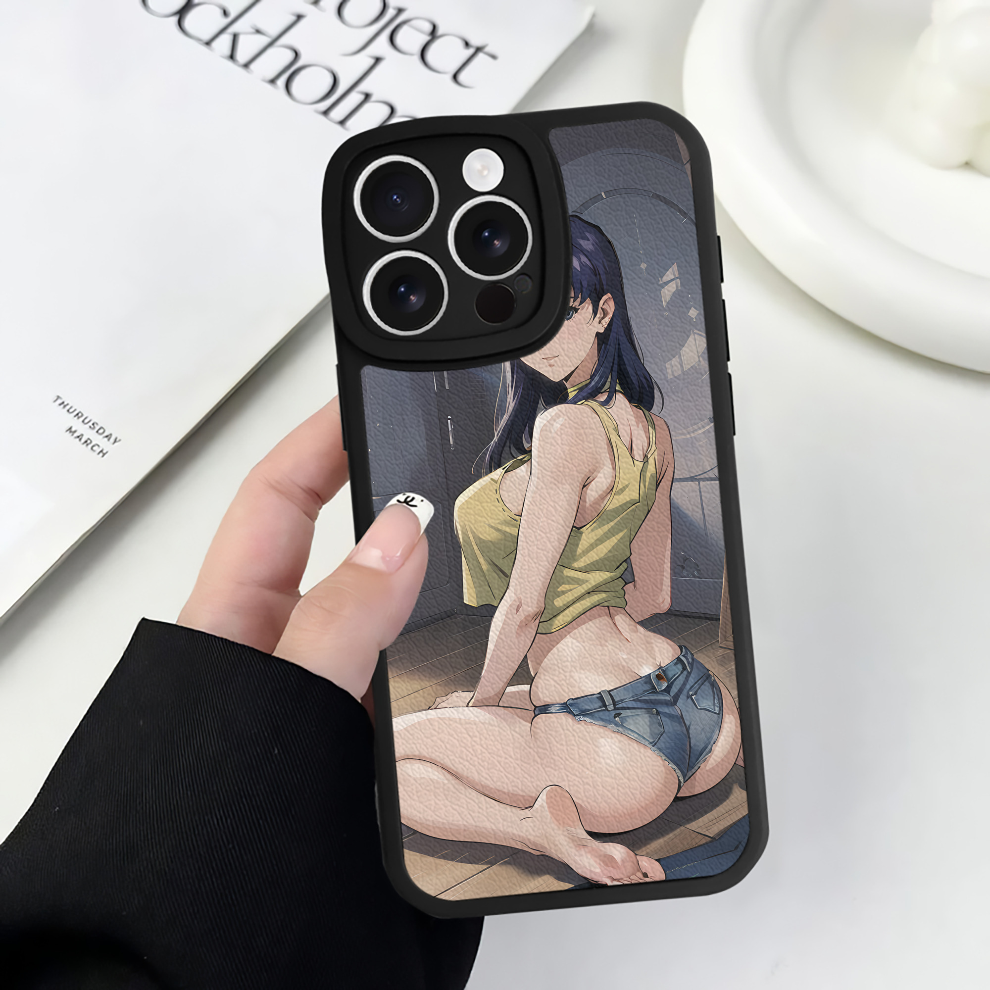 （画像用） EVA 新世紀エヴァンゲリオン 【iPhone 16シリーズ対応】シリコンスマホケース（レザー調） 材質：シリコン